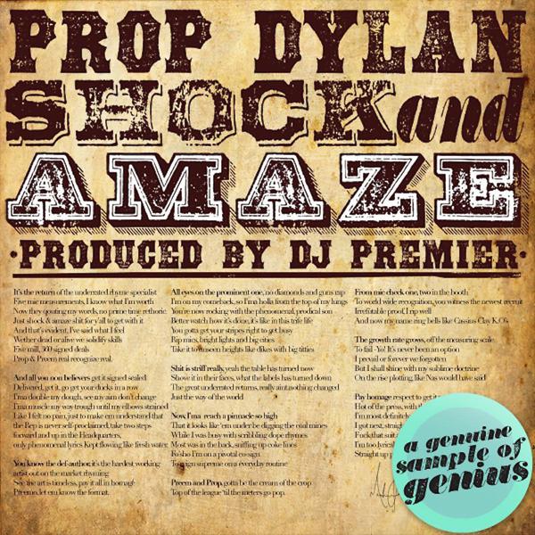 Prop Dylan feat. DJ Premier - Shock & Amaze (Dirty) mp3