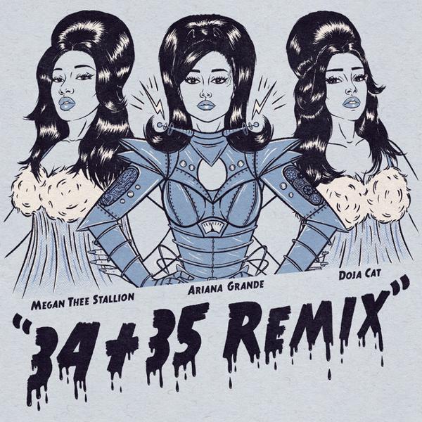 Ariana Grande, Doja Cat, Megan Thee Stallion - 34+35 Remix (feat. Doja Cat, Megan Thee Stallion) - Remix mp3